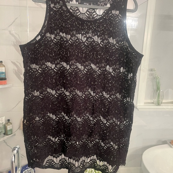 APT 9 lace tank top pool cover up size extra large - Picture 5 of 15